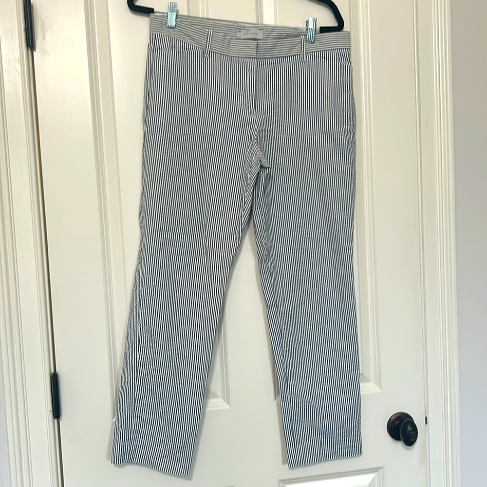 Gap seersucker ankle pants